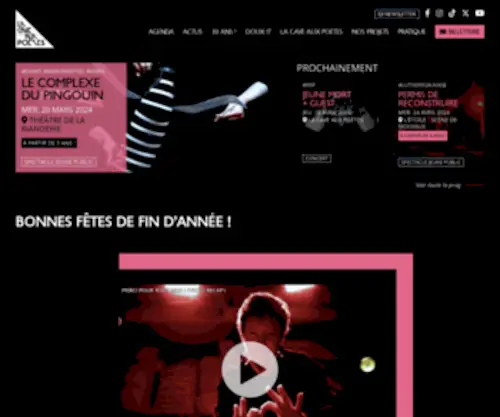 Caveauxpoetes.com(La Cave aux Poètes) Screenshot