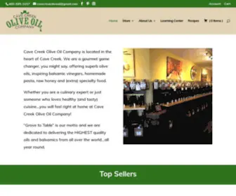 Cavecreekoliveoil.com(Cave Creek Olive Oil Company) Screenshot