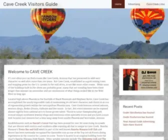 Cavecreekvisitorsguide.com(Cave Creek AZ) Screenshot