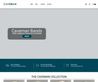 Cavemanbands.com(Caveman Bands) Screenshot