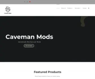 Cavemanmods.gr(Caveman Mods Handmade mechanical mods) Screenshot