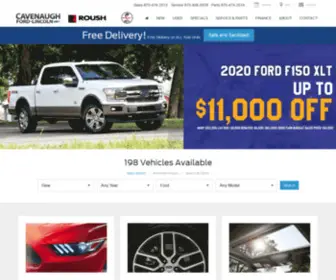 Cavenaughford.com(Cavenaugh Ford) Screenshot