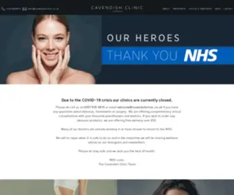Cavendishclinic.co.uk(CAVENDISH CLINIC) Screenshot