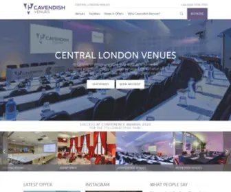 Cavendishconferencevenues.co.uk(Conference Venues) Screenshot