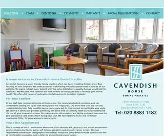 Cavendishdental.co.uk(Dentist) Screenshot