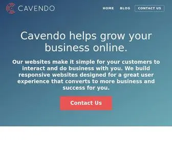 Cavendo.com(Manage your web presence) Screenshot