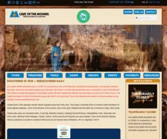 Caveofthemounds.com(Cave Of The Mounds) Screenshot