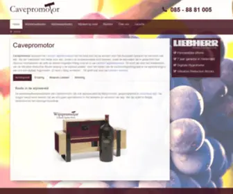 Cavepromotor.nl(Cavepromotor de wijn bewaar) Screenshot