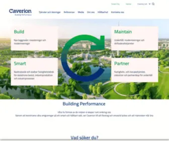Caverion.se(Building Performance) Screenshot