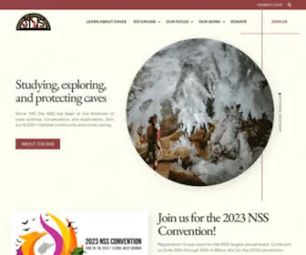 Caves.org(National Speleological Society) Screenshot