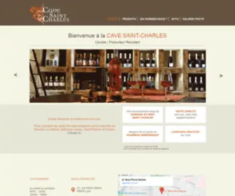 Cavesaintcharles.com(La Cave Saint) Screenshot