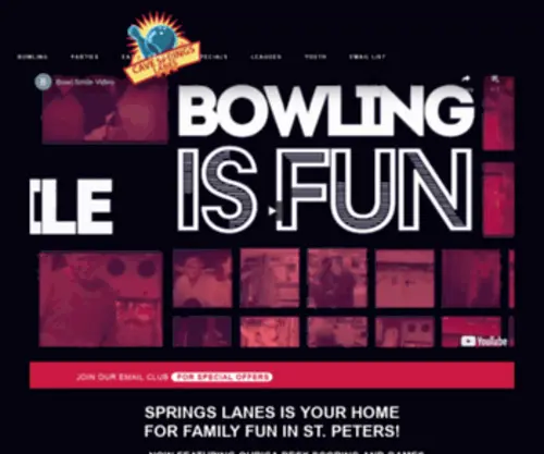 Cavespringslanes.com(Cave Springs Lanes) Screenshot