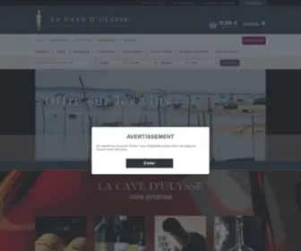 Caveulysse.com(Grand vin) Screenshot