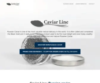 Caviar-Line.com(Beluga Caviar) Screenshot