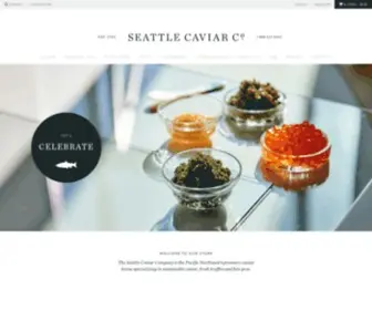 Caviar.com(Seattle Caviar Company) Screenshot