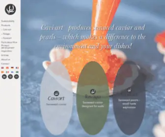 Caviart.com(Sustainable plant) Screenshot