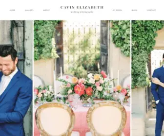 Cavinelizabeth.com(San Diego Wedding Photographer) Screenshot