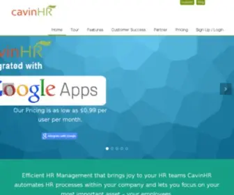 Cavinhr.com(Attendance Tracking and Time Off For HR Management) Screenshot