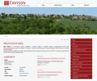 Cavisov.cz(Obec Čavisov) Screenshot