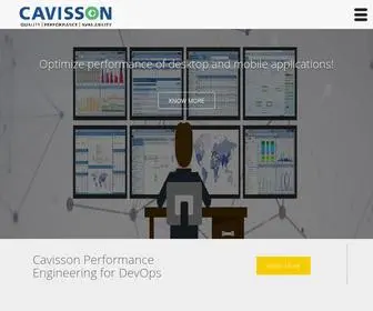 Cavisson.com(Performance Testing) Screenshot