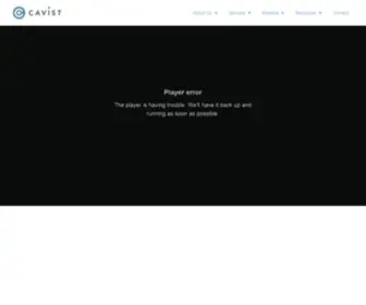 Cavist.com(Low Pressure Overmolding of Electronics) Screenshot