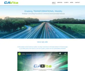 Cavitatrans.com(Connected & Automated Vehicle (CAV) Consulting Services) Screenshot