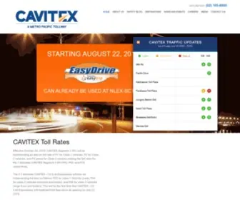 Cavitexpressway.com(Cavite Expressway) Screenshot