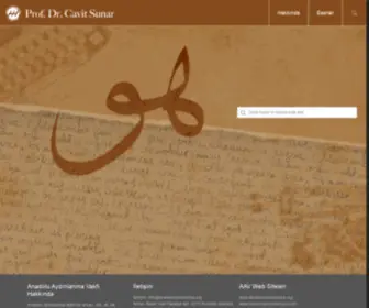 Cavitsunar.com(Cavit Sunar) Screenshot