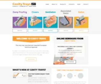 Cavitytrays.com(Cavity Trays) Screenshot
