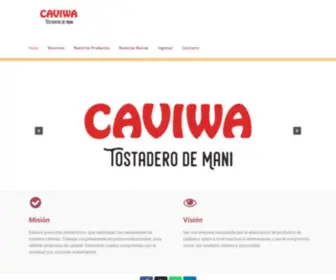 Caviwa.com.ar(Caviwa Tostadero de Maní) Screenshot