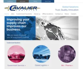 Cavlog.com(Cavalier Logistics) Screenshot