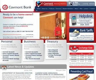 CavMont.com.zm(Cavmont Bank Ltd) Screenshot