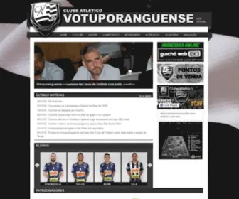 Cavotuporanguense.com.br(Clube atlético votuporanguense) Screenshot