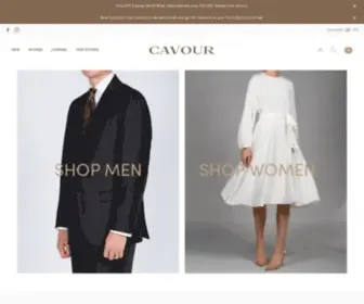 Cavour.co(Fine Shoes & Casual Wear) Screenshot