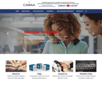 Cawaa.org(Canadian Association of Workers' Advisors and Advocates) Screenshot