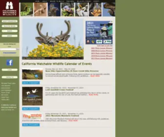 Cawatchablewildlife.org(California Watchable Wildlife) Screenshot