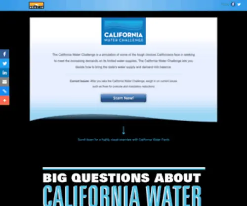 Cawaterchallenge.org(California Water Challenge) Screenshot
