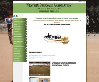 Cawda.org(California Western Dressage Association) Screenshot