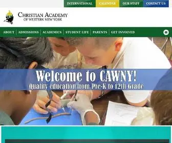 Cawny.com(Christian Academy of Western New York) Screenshot