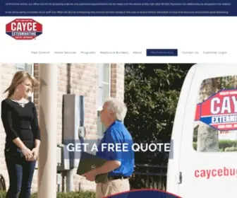 Caycebugs.com(Cayce Exterminating) Screenshot