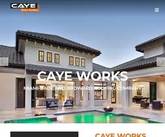 Cayeworks.com(Miami-Dade & Broward Roofing Company) Screenshot