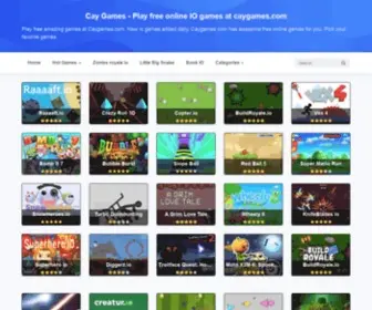 Caygames.com(Io games) Screenshot