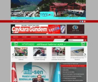 Caykaragundem.com(ÇAYKARA) Screenshot