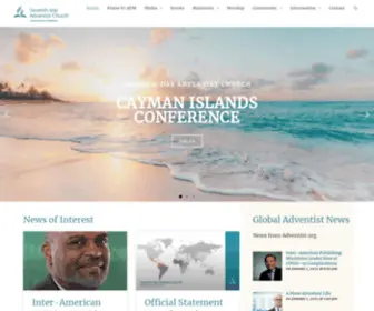 Caymanadventist.org(The Cayman Islands Conference of Seventh) Screenshot