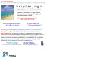 Cayman.org(The Cayman Islands) Screenshot