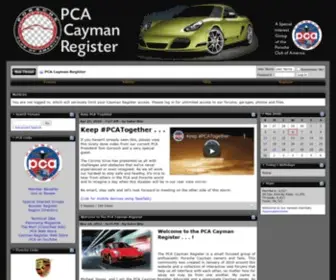 Caymanregister.org(Porsche Cayman Forums) Screenshot