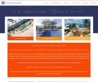 Caymanvacations.com(Cayman Vacations) Screenshot