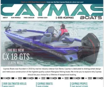 Caymasboats.com Screenshot