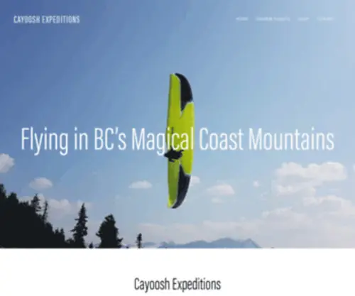 Cayooshexpeditions.ca(Cayoosh Expeditions Inc) Screenshot