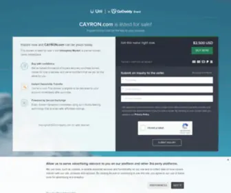 Cayron.com(Cayron) Screenshot